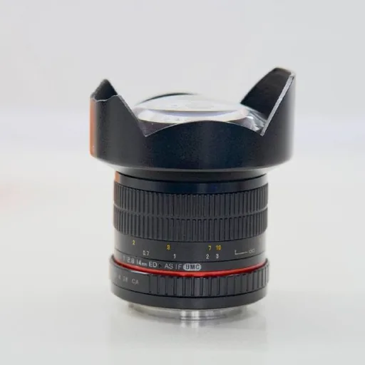 Samyang 14mm f/2.8 объектив, смарт-переходник Canon EF-Sony E