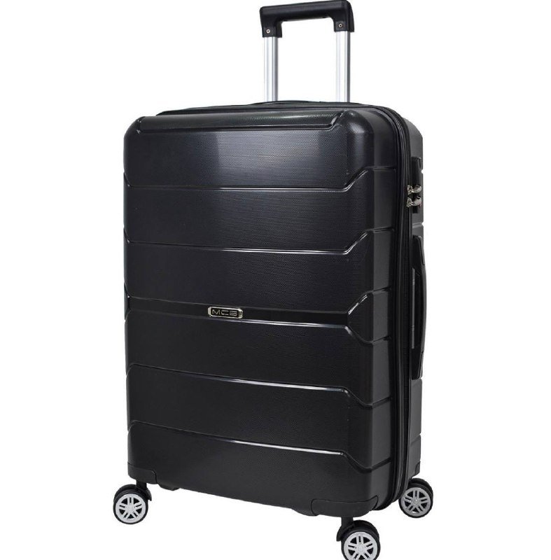 чемодан размер M с силиконовым чехлом