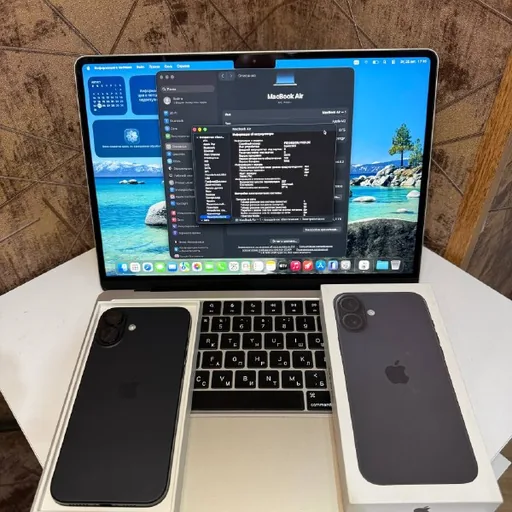 MacBook Air 13 M2, iPhone 16 Plus