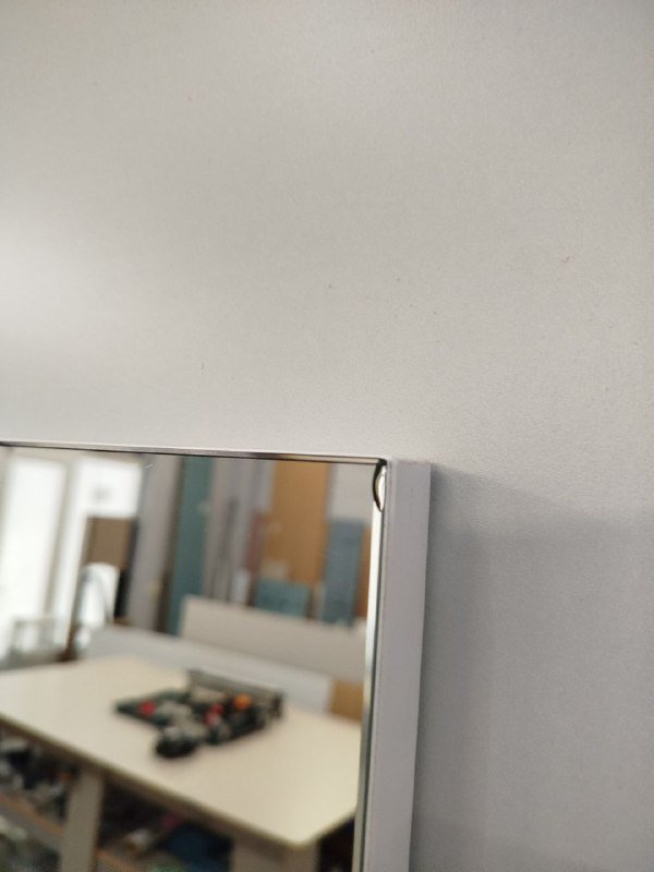 Зеркало 188x43 см на белом ЛДСП 2