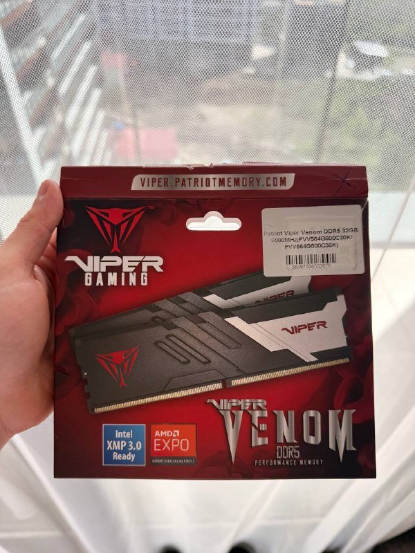 Оперативная память Patriot Viper DDR5 32GB 6000MHz