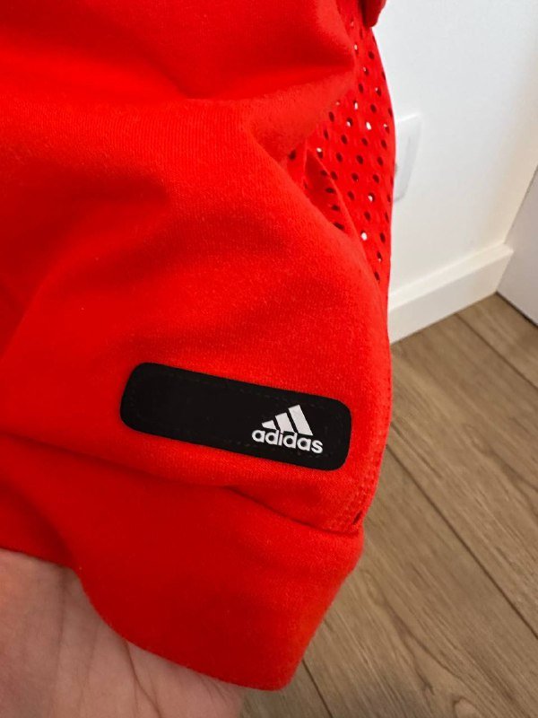 Свитшот adidas оригинал красный женский 3