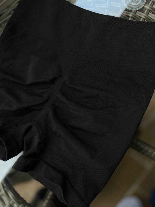 Черные велосипедки с пуш-ап эффектом, шорты для спорта 4