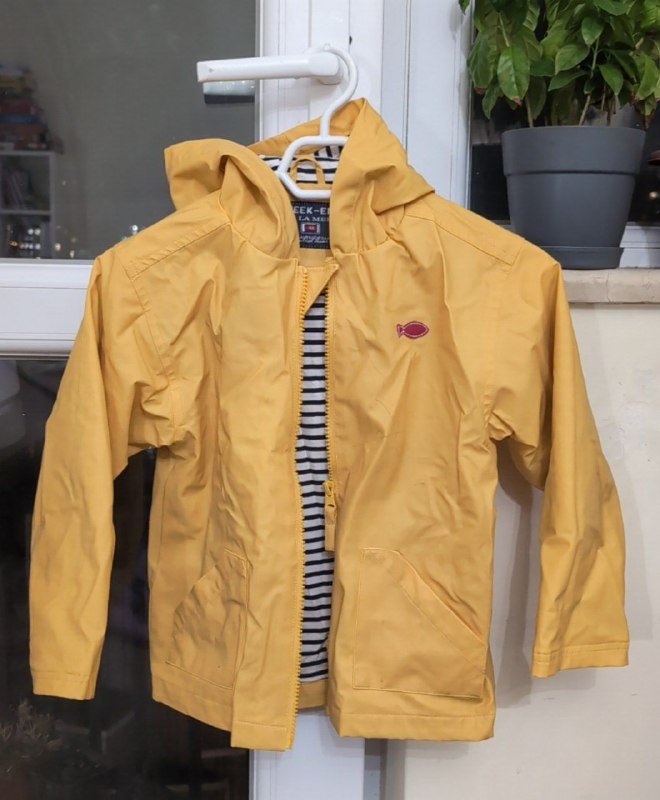 Куртка дождевик детская с подкладкой 4 года