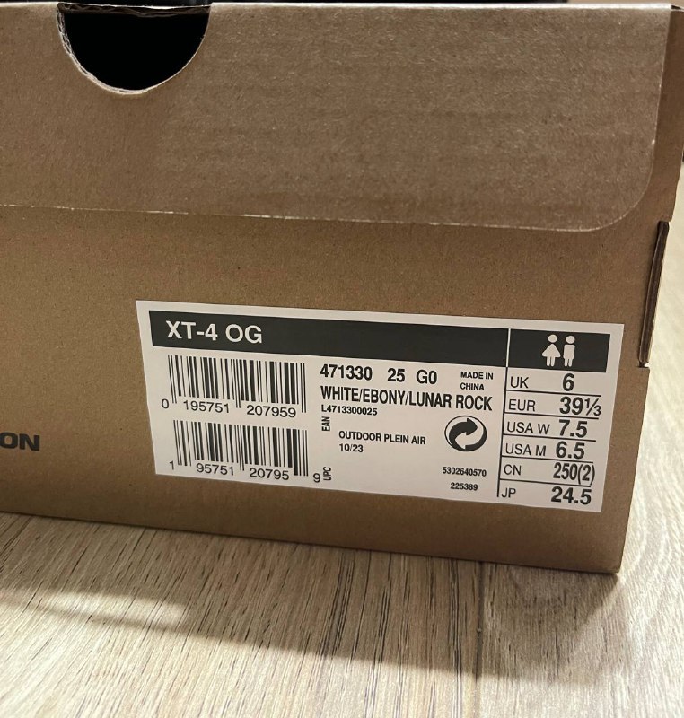 Кроссовки Salomon XT-4 OG 6UK белые 3