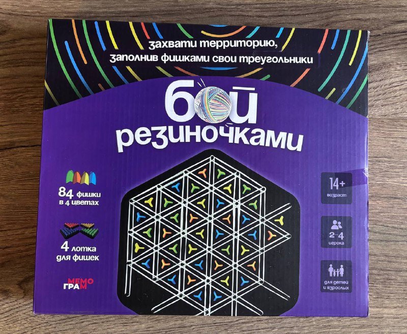 Настольная игра Бой резиночками