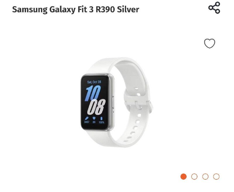 Samsung Galaxy Fit 3 R390 Silver