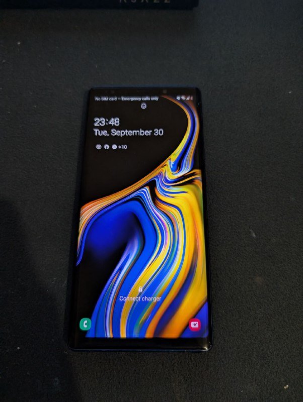 Смартфон Samsung Galaxy Note 9 6/128 с чехлом и кабелем