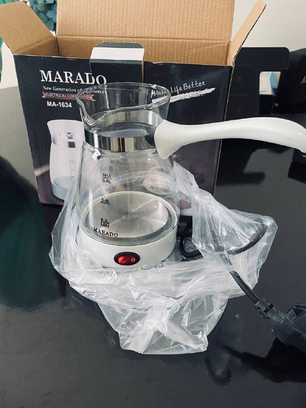 Электрическая стеклянная турка