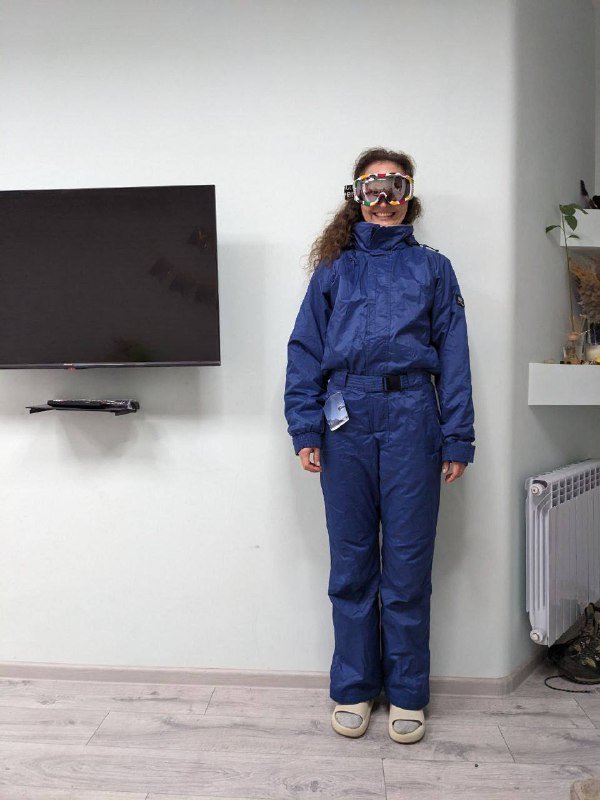 Горнолыжный ретро комбинезон размер S 4