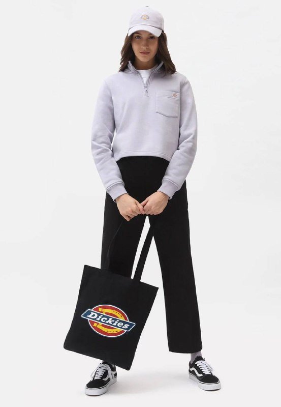 Толстовка Dickies Oakport 1/4 zip размер S лаванда