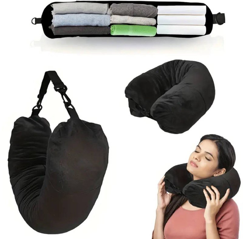 Подушка для шеи для путешествий 4