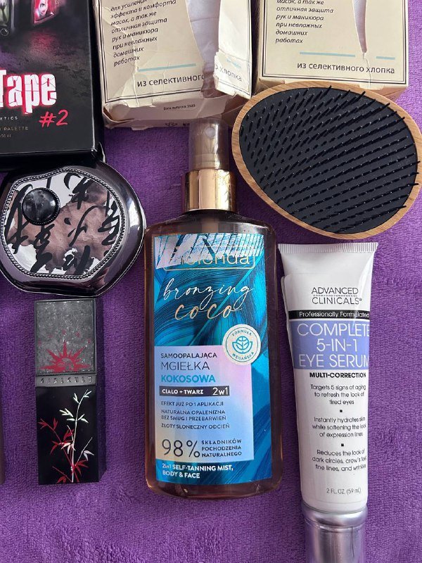 Косметика брендовая набор тени помада лак для ногтей и др. 3