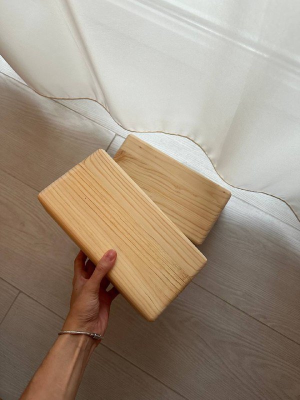 Болстер с лузгой гречихи, блоки из дерева 4