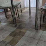 Обеденный раскладной стол, 5 стульев 5