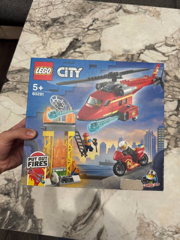 Конструктор LEGO City Пожарный спасательный вертолет 2