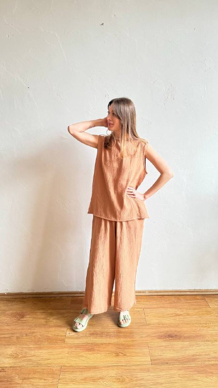 Костюмы и платья из муслина женские 2