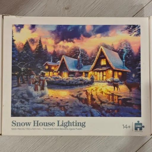 Пазл Snow House Lighting, 1000 деталей
