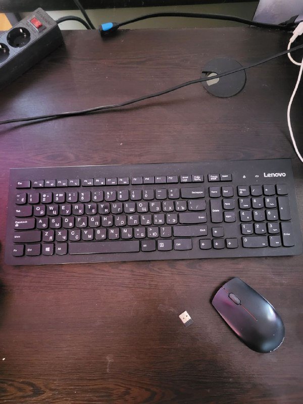 беспроводная клавиатура Lenovo L-500K и мышь