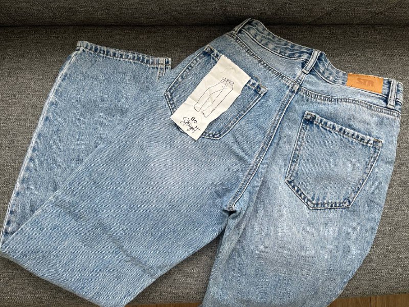 Льняной оверсайз пиджак Topshop, Stradivarius джинсы 8