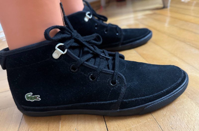 Черные женские ботинки размер 38