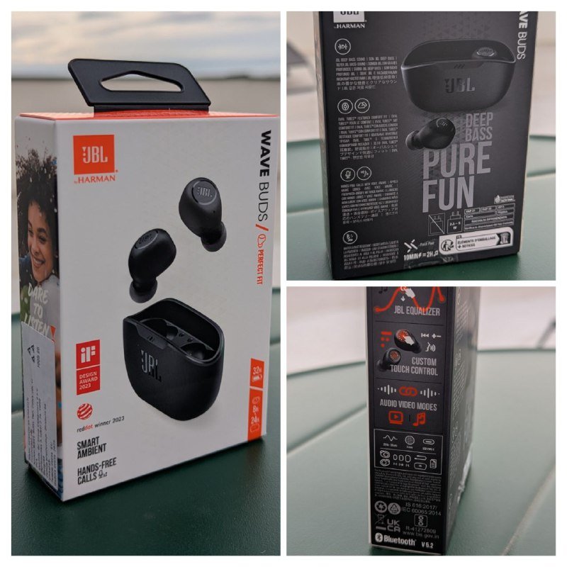 Наушники JBL Wave Buds Bluetooth v5.2