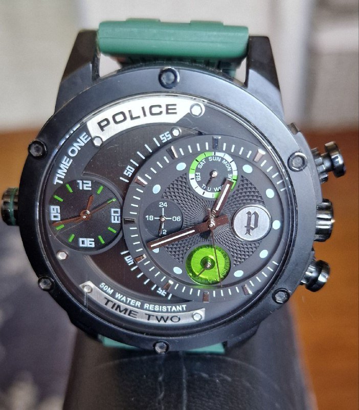 Мужские кварцевые часы Police P14536JSB-02P