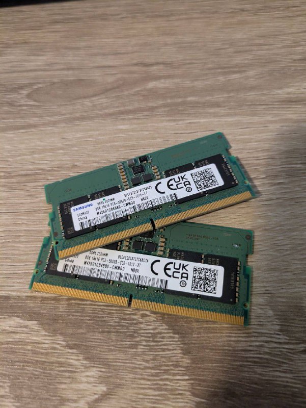 Комплект оперативной памяти для ноутбука Samsung DDR5