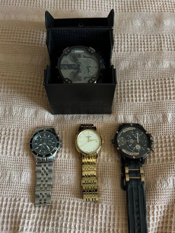 Original men’s watches Tissot, Police, Swiss Military Hanowa, Diesel 1