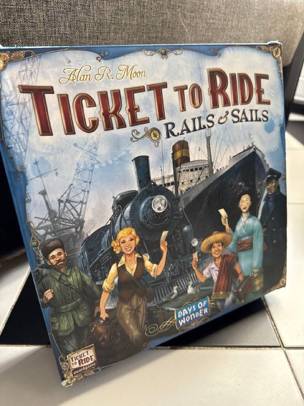 Настольная игра Ticket to Ride rails & sails
