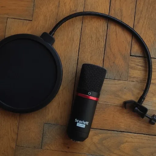 Микрофон Focusrite Scarlett CM25, поп-фильтр