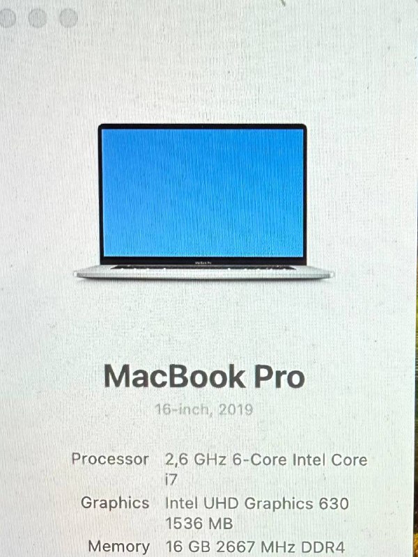 MacBook Pro 16-inch 2019 3