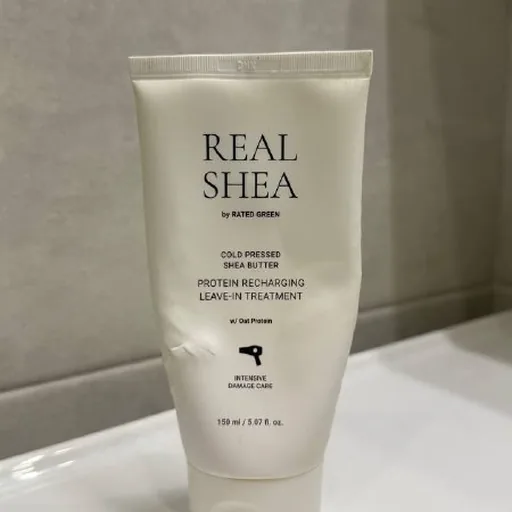 Восстанавливающий термозащитный крем для волос Real Shea