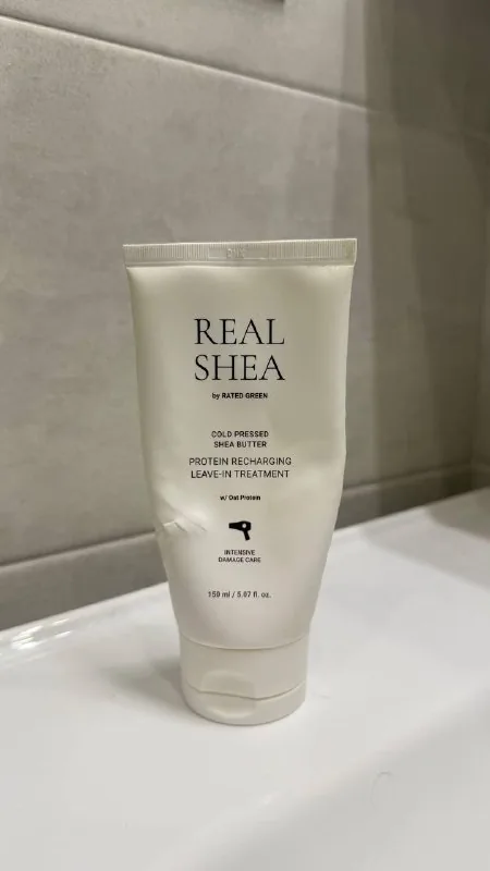 Восстанавливающий термозащитный крем для волос Real Shea