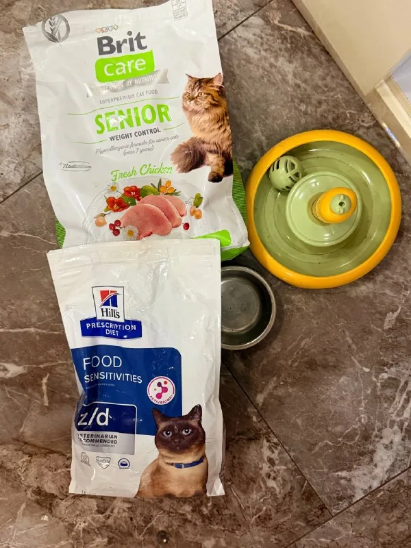 Корм для кошек Brit Care и Hill’s Prescription Diet