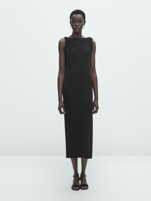 Черное платье Massimo Dutti 4