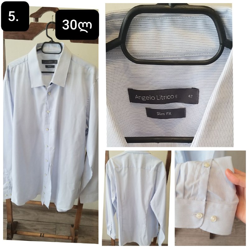 Мужские рубашки, размер l-XL 6