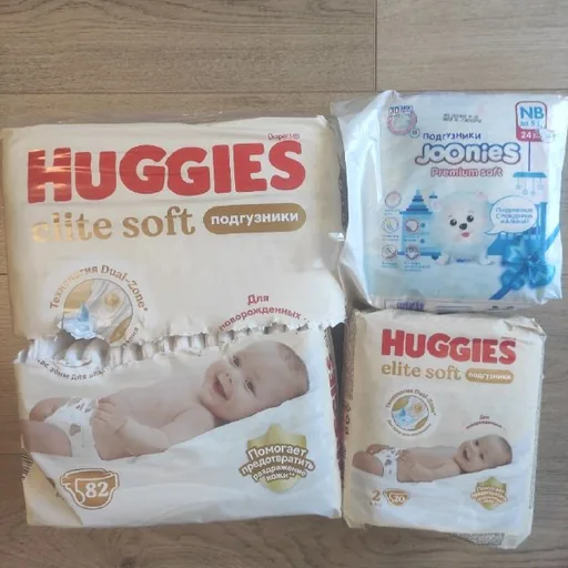 Памперсы Huggies Elite Soft, Joonies