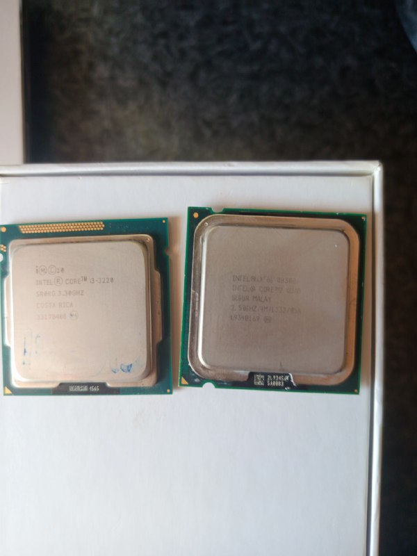 Процессоры i3 3220, Intel core 2 quad, i5 750, DDR3 оперативка, материнки, блоки питания, HDD 500GB, коробка Iphone 15 pro max 2