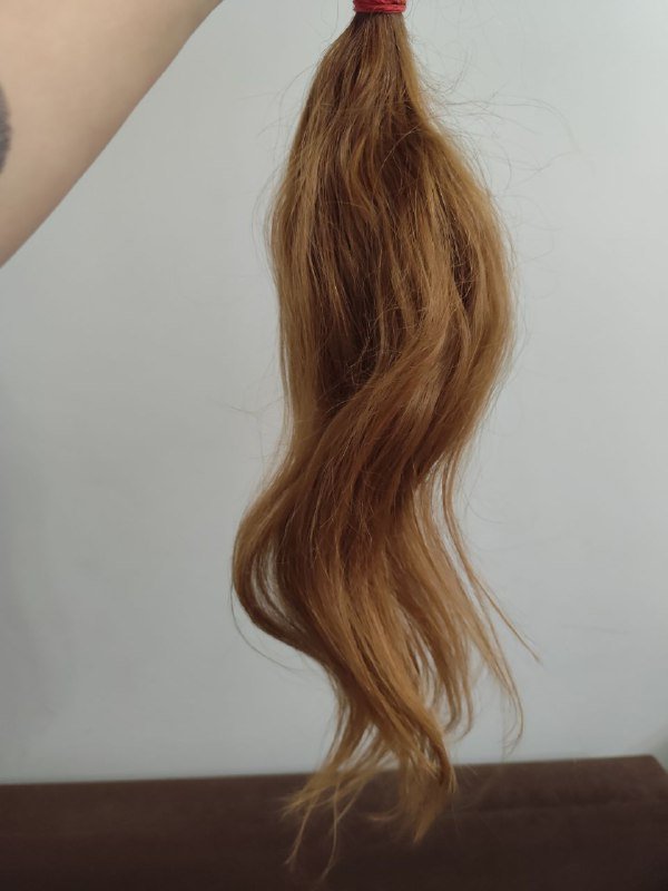 Натуральные славянские волосы 120г 55см русый цвет 2