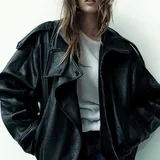 Куртка из искусственной кожи Zara 2