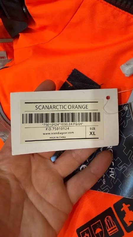 Мужской зимний комбинезон Scandia Gear ScanArctic HV Orange XL 1