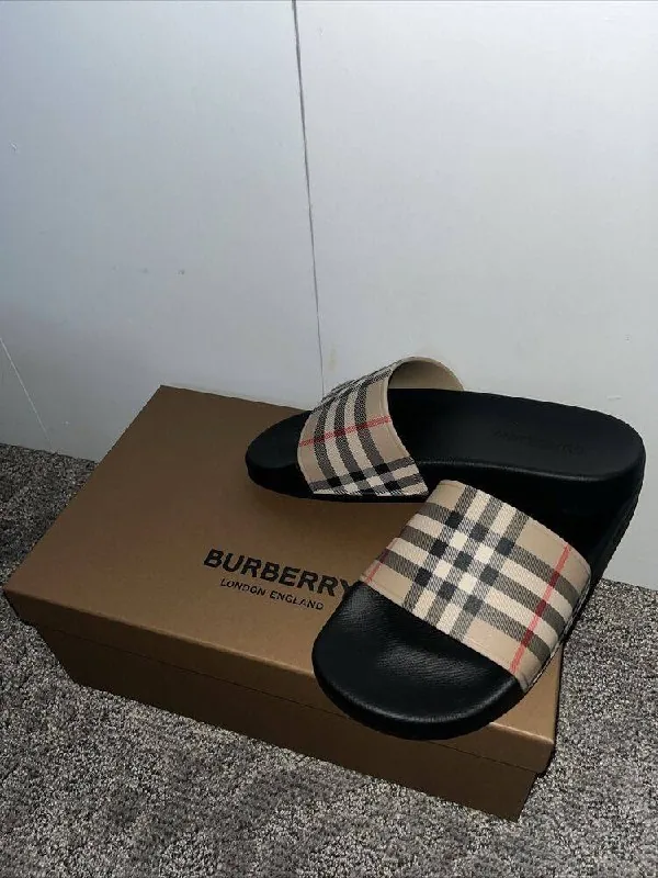 Burberry slides