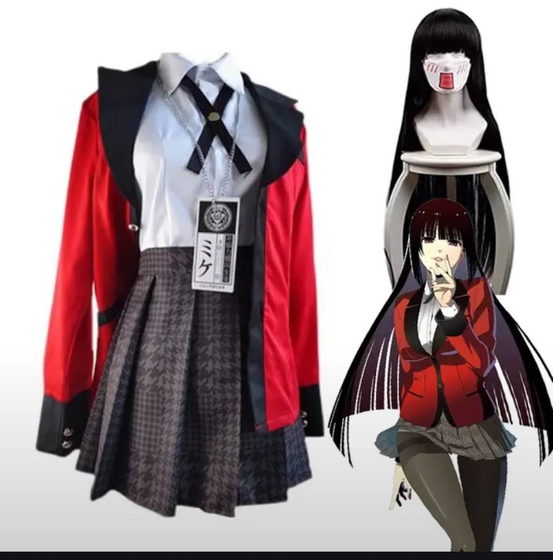 Kakegurui костюм (без парика), размер XS