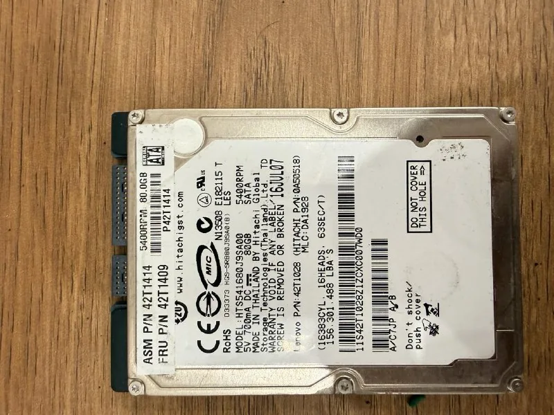 Жёсткий диск Hitachi 80GB SATA