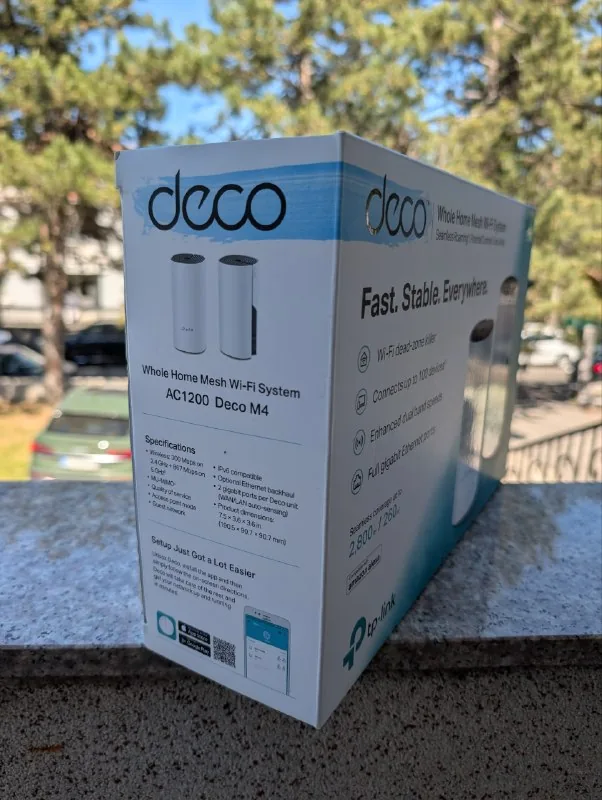 Роутер TP-Link Deco M4 Mesh AC1200 2 модуля 1