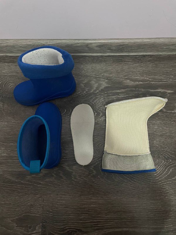 Сапоги резиновые детские с мягким вкладышем 2