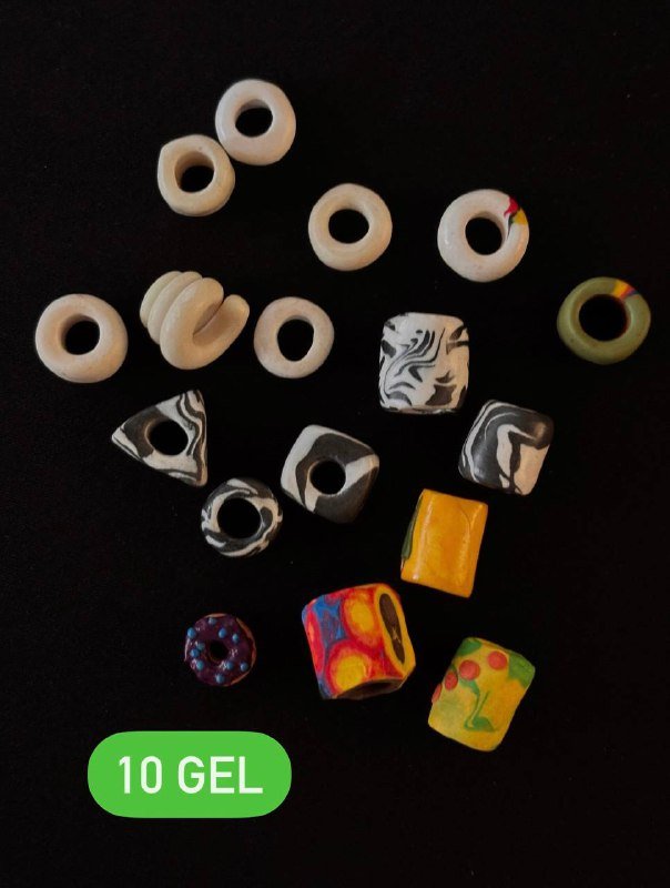 украшения из полимерной глины для дред, подвеска мотылек, подвеска Angel 4