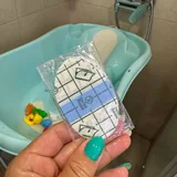 Детская ванночка, подставка, ковшик, игрушки, губка, полотенце 8
