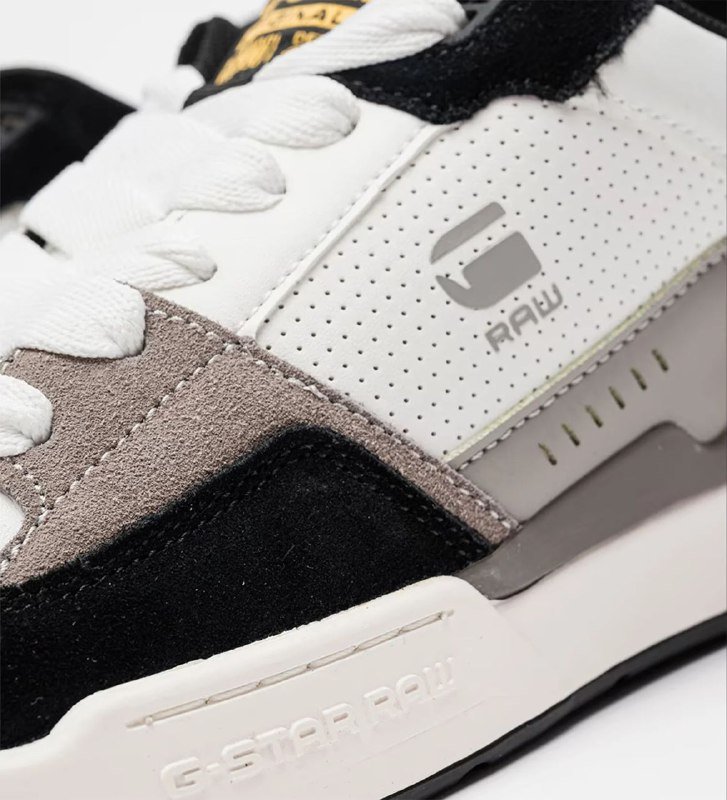 Кроссовки G-Star Raw Attacc Cup Low M черно-белые мужские 43 размер 3